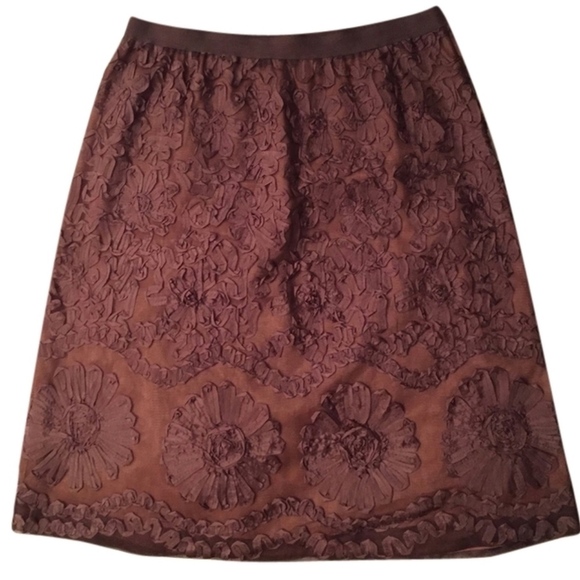 👗 🌟 Transform Your Wardrobe with the Chic H&M Brown Ribbon Skirt! 🌟 👗 - Picture 1 of 8